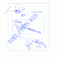 BRAKES, FRONT BRAKE LEVER AND MASTER CYLINDER (FROM 3/12/2018)   A19SDA57R1/SDE57R1  für Polaris SPORTSMAN 570 TOURING EPS 2019