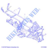 CHASSIS, FRAME   A19SDS57C5 (C101949) für Polaris SPORTSMAN TOURING 570 EPS TRACTOR 2019