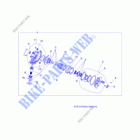 ANTRIEB, FRONT GEARCASE   A19SWS57C1/C2 (49ATVGEARCASE1333239) für Polaris SPORTSMAN X2 570 EPS 2019