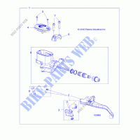 BRAKES, FRONT BRAKE LEVER AND MASTER CYLINDER (FROM 3/12/2018)   A18SDA57F1/SDE57F1  für Polaris 	SPORTSMAN 570 TOURING EPS EU 2018