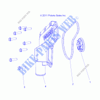 MOTOR, WATERPUMP IMPELLER AND COVER   R20MAA57B1/B9/EBH (49RGRWATERPUMP12RZR570) für Polaris RANGER 570 2020