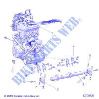 MOTOR, MOUNTING   R20RRB99/B9 (C700042) für Polaris RANGER 1000 BC FACTORY CHOICE 49S & 50S 2020