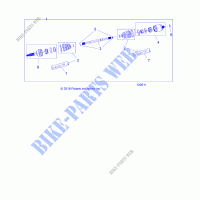 ANTRIEB, HALF SHAFT, REAR   Z20CHA57A2/E57AM (100511) für Polaris RZR 570 2020