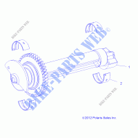 MOTOR, BALANCER   Z16VCE87AB/AR/AE/AS (49RGRBALANCER13900XP) für Polaris RZR 4 900 2016