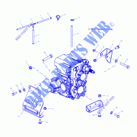 Getriebelagerung   A03CH68AA/AC/AF/AH/AL (4975557555C12) für Polaris SPORTSMAN 2003