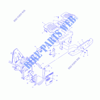 FRONT RACK   Stoßfänger Montage   A01CD50AA (4964196419A007) für Polaris MAGNUM 500 2001