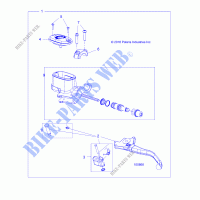 BRAKES, FRONT BRAKE LEVER AND MASTER CYLINDER   A21SDE57A4/B4 (100868) für Polaris SPORTSMAN 570 TOURING EPS 2021