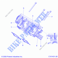 MOTOR, THROTTLE BODY   A21SVE95KK (C101431 28) für Polaris SCRAMBLER XP 1000 EU 2021