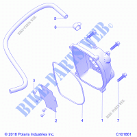 MOTOR, BREATHER   A21HAB15A2/B2 (C101861) für Polaris ACE 150 EFI 2021