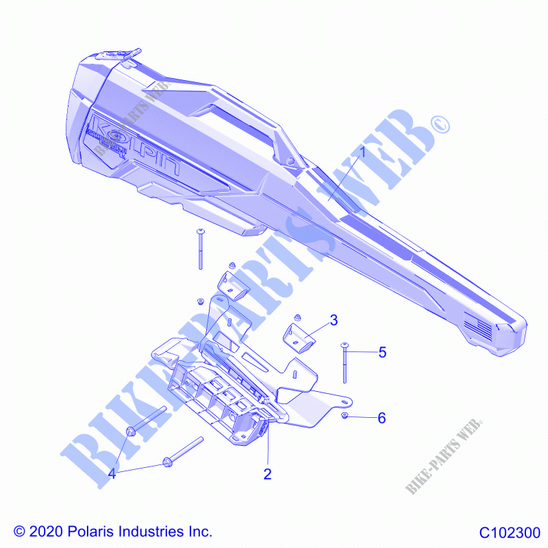 BODY, GUN BOOT   A21SHD57A9 (C102300) für Polaris SPORTSMAN 570 HUNTER PACKAGE 2021