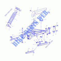 Hinterradschwinge   SCHOCK   A00CL50AA (4954815481C004) für Polaris INT'L BIG BOSS 2000