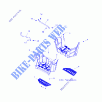 FuBraum   A15SVE95HW (49ATVFOOTWELL14850SCRAM) für Polaris SCRAMBLER 1000 MD 2015