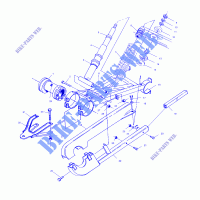 Hinterradschwinge   SCHOCK   A99AE50DA (4949204920d002) für Polaris INTL BIG BOSS 500 6X6 1999