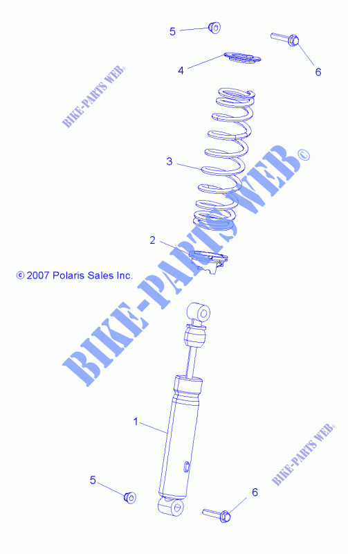 FRONT SCHOCK   A15SXE95HK (49ATVSCHOCKFRT7043168) für Polaris SPORTSMAN 1000 MD 2015