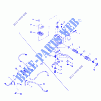 KONTROLLEN   MASTER CYLINDER/BREMSE LINE SPORTSMAN 4X4 W958040 (4930403040B010) für Polaris SPORTSMAN 4X4 1995