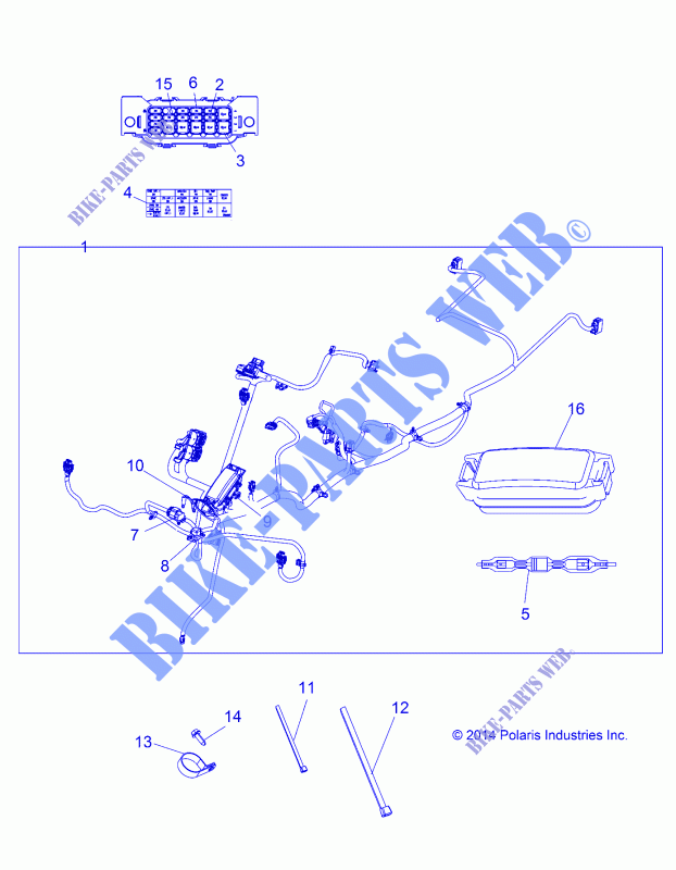 KABELSTRANG   A15SEA57HA (49ATVHARNESS15570HA) für Polaris SPORTSMAN 570 EFI MD 2015