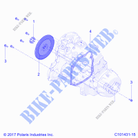 ANTRIEB, DRIVE COUPLER   A22SVA85A3 (C101431 15) für Polaris SCRAMBLER 850 2022