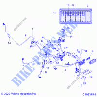 ELEKTRIC, HARNESS   A22SVA85A3 (C102375 1) für Polaris SCRAMBLER 850 2022