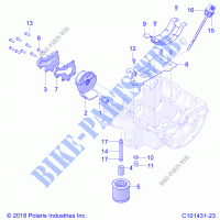 MOTOR, OIL SYSTEM   A22SVA85A3 (C101431 23) für Polaris SCRAMBLER 850 2022