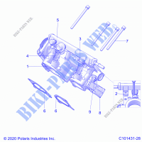 MOTOR, THROTTLE BODY   A22SGE95AN (C101431 28) für Polaris SCRAMBLER XP 1000 2022
