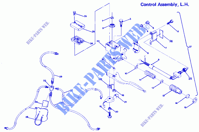 Control Assembly, L.H. (4917741774014A) für Polaris BIG BOSS 4X6 1990