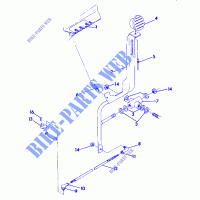 SHIFT LINKAGE ASSEMBLY UPDATED 5/90 (4917731773038A) für Polaris TRAIL BOSS 4X4 1990