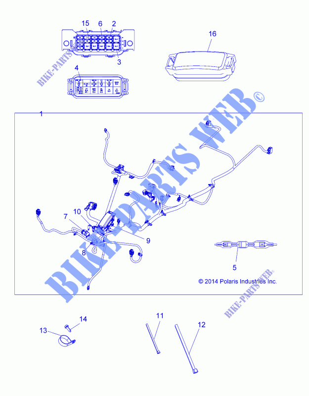 MAIN KABELSTRANG   A15SEH57AD (49ATVHARNESS1570EPS) für Polaris SPORTSMAN 570 HD 2015