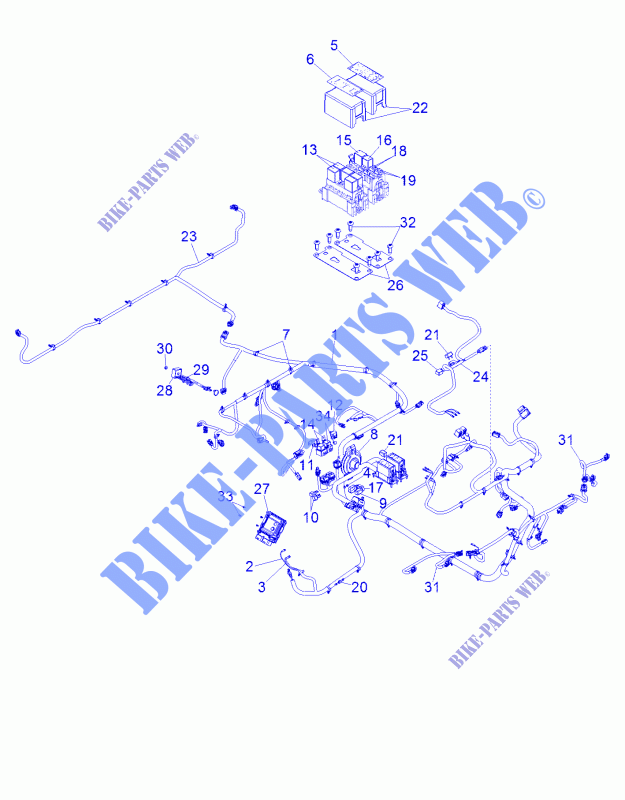 KABELSTRANG   D142D9JDJ (49BOBCATHARNESS2412338) für Polaris BRUTUS HD PTO 2014