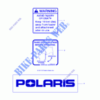 DECALS SNOW BLADE   D132M9JDJ BLD (49BRUTUSDECALSS6754) für Polaris BRUTUS 2013