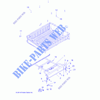 BED BOX MONTAGE AND LATCH   R151DPD1AA/2D (49BRUTUSBOXMTG15) für Polaris RANGER HST 2015