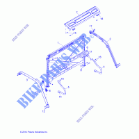 CHASSIS, CAB RAHMEN   R151DPD1AA/2D (49BRUTUSCAB15) für Polaris RANGER HST 2015
