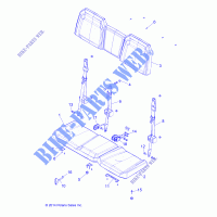 SITZ   R151DPD1AA/2D (49BRUTUSSITZ151D2D) für Polaris RANGER HST 2015