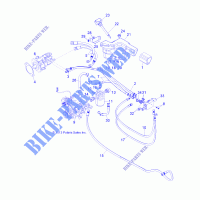 ANTRIEB, HYDROSTAT MOUNTING AND LINES   R141D9JDA/2D9JDA (49BRUTUSHYDROSTAT13) für Polaris RANGER 900 DIESEL HST / DELUXE 2014