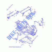 CHASSIS, MAIN FRAME   R141D9JDA/2D9JDA (49BRUTUSFRAME13) für Polaris RANGER 900 DIESEL HST / DELUXE 2014