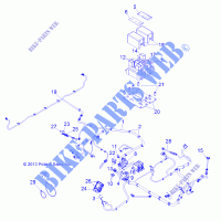 KABELSTRANG   R141D9JDA (49BRUTUSHARNESS13D) für Polaris RANGER 900 DIESEL HST / DELUXE 2014