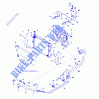 KÜHLUNG SYSTEM   R141D9JDA/2D9JDA (49BRUTUSCOOL13) für Polaris RANGER 900 DIESEL HST / DELUXE 2014