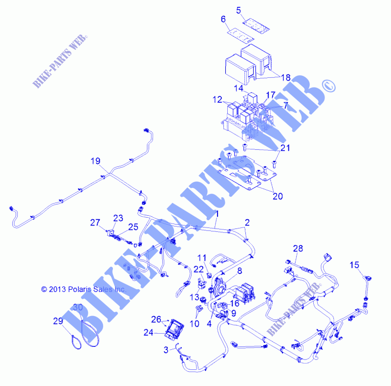 KABELSTRANG   R141D9JDA (49BRUTUSHARNESS13D) für Polaris RANGER 900 DIESEL HST / DELUXE 2014