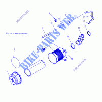 MOTOR, LUFTEINLASS SYSTEM   R14RH45AA (49RGRLUFTFILTERKASTEN 10) für Polaris RANGER 400 4X4 2014