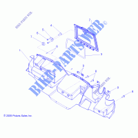 HANDSCHUHFACH   R14HR76AA/AJ (49RGRGLOVEBOX106X6) für Polaris RANGER 800 6X6 2014