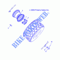 RADS, REAR   A14PB20AF (49ATVRADREAR10PHX) für Polaris PHOENIX 200 2014