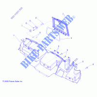 HANDSCHUHFACH   R12HR76AG/AR (49RGRGLOVEBOX106X6) für Polaris RANGER 6X6 800 2012